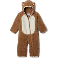 Columbia Overall , Jungen, Gr. 74 (18M), N-Gr, braun (delta, chalk), Obermaterial: 100% Polyester, Overalls Overall, mit Kapuze mit Tier-Ohren und Bindung, für Babys