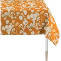 Apelt Tischdecke "3400", orange (orange, beige), B:250cm L:150cm, Baumwolle, Polyester, Tischdecken, Tischdecke