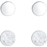 Elli Ohrringe 925 Sterling Silber Geo, Kreis in Silber | Gr.: onesize