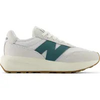 New Balance 370 Wildleder-Sneaker, Weiß 40.5 EU