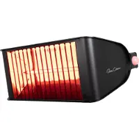 Eurom 334975 Golden 2400 Giant Wärmewellenheizgerät, Heizstrahler, Wandgerät, 2400 Watt, 6 Heizstufen