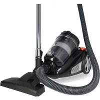 Nedis Staubsauger ohne Beutel - Beutellos - 700 W - Staubkapazität: 3.0 l - Kombi-Bürste - Aktionsradius: 8.50 m - HEPA Luftfilter - Anthrazit / Orange / Schwarz