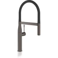 GROHE Essence, Standard, Schwarz, Graphit, Hebelgriffe, Einzelbild, 1/2", Type U