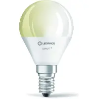Ledvance 00217491, Intelligentes Leuchtmittel, WLAN, Edelstahl, Weiß, E14, A-Form, Warmweiß