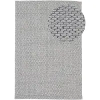 Carpetfine Wollteppich "Sina, auch als Läufer", rechteckig, 14 mm Höhe, Handweb Teppich, reine Wolle, meliert, handgewebt, weich & kuschelig