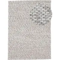 Carpetfine Wollteppich "Sina, auch als Läufer", rechteckig, 14 mm Höhe, Handweb Teppich, reine Wolle, meliert, handgewebt, weich & kuschelig