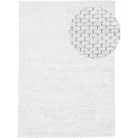 Carpetfine Wollteppich "Sina, auch als Läufer", rechteckig, 14 mm Höhe, Handweb Teppich, reine Wolle, meliert, handgewebt, weich & kuschelig