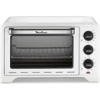 Moulinex OX441110, 19 l, Weiß, Drehregler, 740 W, Mechanisch, 1380 W