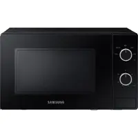 Samsung MS20A3010AL/ET, Arbeitsplatte, Solo-Mikrowelle, 20 l, 700 W, Drehregler, Schwarz