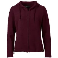 Mufflon - Women's Kalea - Merinohoodie Gr S rot