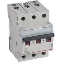 Legrand 403541 TX3 Leitungsschutzschalter C-Charakteristik, 6A, 3-polig, 6kA, 400VAC, 3TE