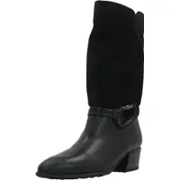 Hispanitas für Damen. PHI254298 Leder-Stiefel Verona schwarz (36), 3 bis 5 cm, Keine, Lässig