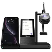 Yealink WH66 Mono Teams, Kabellos, Büro/Callcenter, 20 - 20000 Hz, 478 g, Persönliches Audio-Konferenzsystem, Schwarz