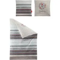 Irisette Flausch-Baumwolle Bettwäsche Monte 8583 multi 135x200 cm + 80x80 cm