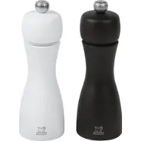 Peugeot Salz- und Pfeffermühlen-Set Tahiti Holz 15cm - Schwarz & Weiß