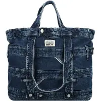Replay Schultertasche Denim Shopper Blu Denim blau