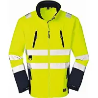 BIG Arbeitsschutz BIG Warnsoftshelljacke Pittsburgh Gr. XL gelb-navy
