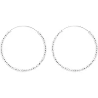 JVD Silver earrings rings SVLE0216XD500 - Diameter: 6 cm