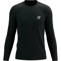Compressport - Performance L/S T-Shirt - Laufshirt Gr L schwarz