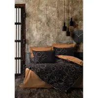 L'essentiel Maison , Dawn - Copper, Einzelbett-XL-Bettbezug-Set (DE), Kupfer, 100 % Baumwolle, 155 x 155 cm