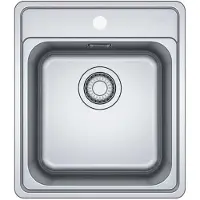 Franke Bell - Spüle BCX 610-42, 48x42 cm, Edelstahl 101.0698.241