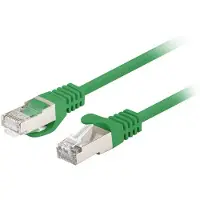 Lanberg PCF6-20CC-0050-G, 0,5 m, Cat6, U/UTP (UTP), RJ-45, RJ-45, Grün