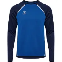 Hummel Herren Langarm Top LEAD 2.0 CREW SWEAT 223748-8607 XXL - True Blue/Marine - XXL