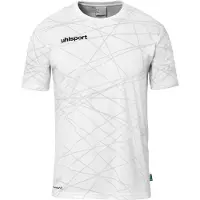 Uhlsport Trainingsshirt "Trainings-T-Shirt Prediction", Herren, Gr. 3XL, weiß, Obermaterial: 100% Polyester Pol. recyc.., Shirts Trainingsshirt
