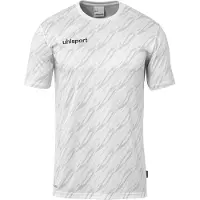 Uhlsport Trainingsshirt "Trainings-T-Shirt Progressive 28", Herren, Gr. L, weiß, Obermaterial: 100% Polyester Pol. recyc.., Shirts Trainingsshirt