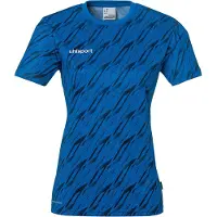 Uhlsport Trainingsshirt "Trainings-T-Shirt Progressive 28 Women", Damen, Gr. XS, blau (azurblau), Obermaterial: 100% Polyester Pol. recyc.., Shirts Trainingsshirt