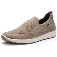 Ara Slip-On Sneaker "LISSABON", Damen, Gr. 7 (40,5), beige (hellbeige), Microfaser, Textil, unifarben, Schuhe Slip-On Sneaker, Slipper, Sneaker in Komfortweite G (= weit)
