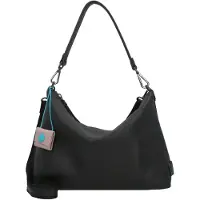 Gabs Leder Schultertasche Umhängetasche Filippa TG Pochette Nero schwarz