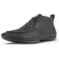 Camper für Damen. K400805-003 Right Nina Lederstiefeletten schwarz (35), Wohnung, Schnürsenkel, Lässig