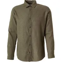 Jack & Jones Langarmhemd "JJECLASSIC MELANGE SHIRT L/S NOOS", Herren, Gr. XS, N-Gr, grün (rosin), Web, Obermaterial: 100% Baumwolle, comfort fit, Hemden Langarmhemd