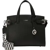 L.credi Handtasche Umhängetasche Isante Handle Bag Black schwarz