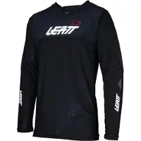Leatt 4.5 Enduro 2024 Motocross Jersey, schwarz, S
