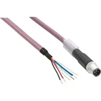 Schneider Electric TCSXCNDFNX10V Stromverteilerkabel IN, gerade, M8 Buchse-Draht -10m