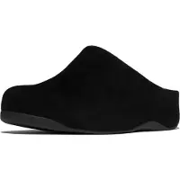 FitFlop Shuv Suede Clogs SCHWARZ 36
