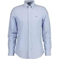Gant für Herren. 3230115 Slim Fit Stretch Oxford Hemd blau (M), Lässig, Baumwolle, Klassisch, Langarm