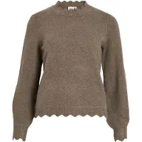 Vila Vinikolina Stehkragen Strickpullover