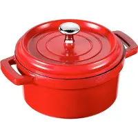 Lacor 25914 Rotbratentopf 14 cm, Gießen Aluminium