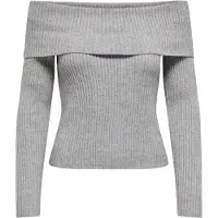 ONLY Strickpullover "ONLKATIA LIFE LS OFF SHOULDER KNT NOOS" Viskosemischung, regular fit