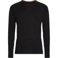 Icebreaker - Merino 200 Zoneknit L/S Crewe - Merinounterwäsche Gr M schwarz