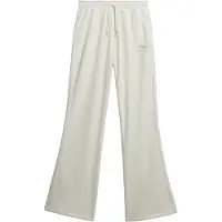 Superdry für Damen. W7011274A Country Club Velour Straight Beige Hose (L), Lässig, Synthetisch