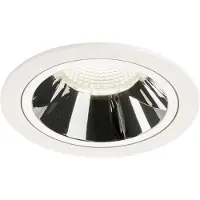 SLV 1003975 NUMINOS L DL, Indoor LED Deckeneinbauleuchte weiß/chrom 4000 K 20°