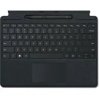 Microsoft Surface Pro Signature Keyboard w/ Slim Pen 2, Spanisch, Touchpad, , Surface Pro 10 Surface Pro 9 Surface Pro 8 Surface Pro X, Schwarz, Alcantara