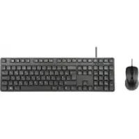 Targus AKM622UK, Volle Größe (100%), Kabelgebunden, USB, QWERTY, Schwarz, Maus enthalten