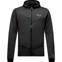 Salewa - Sella Crevasse Hooded Jacket - Fleecejacke Gr 50 schwarz