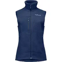 Norrøna - Women's Trollveggen Warm3 Vest - Fleeceweste Gr XL blau