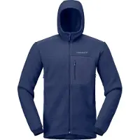 Norrøna - Trollveggen Warm3 Zip Hood - Fleecejacke Gr XL blau